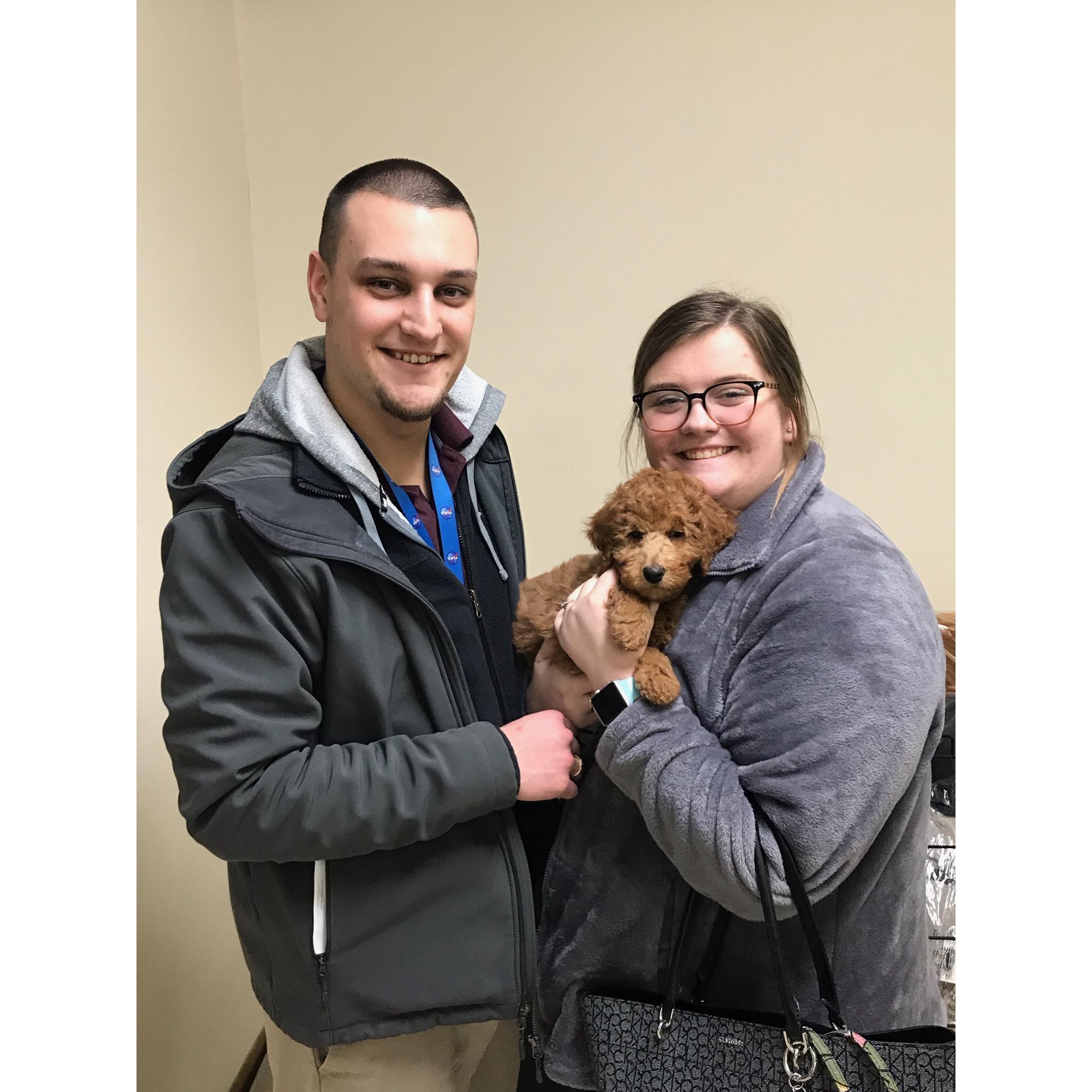 When we picked up our first Fur Baby, Astro!