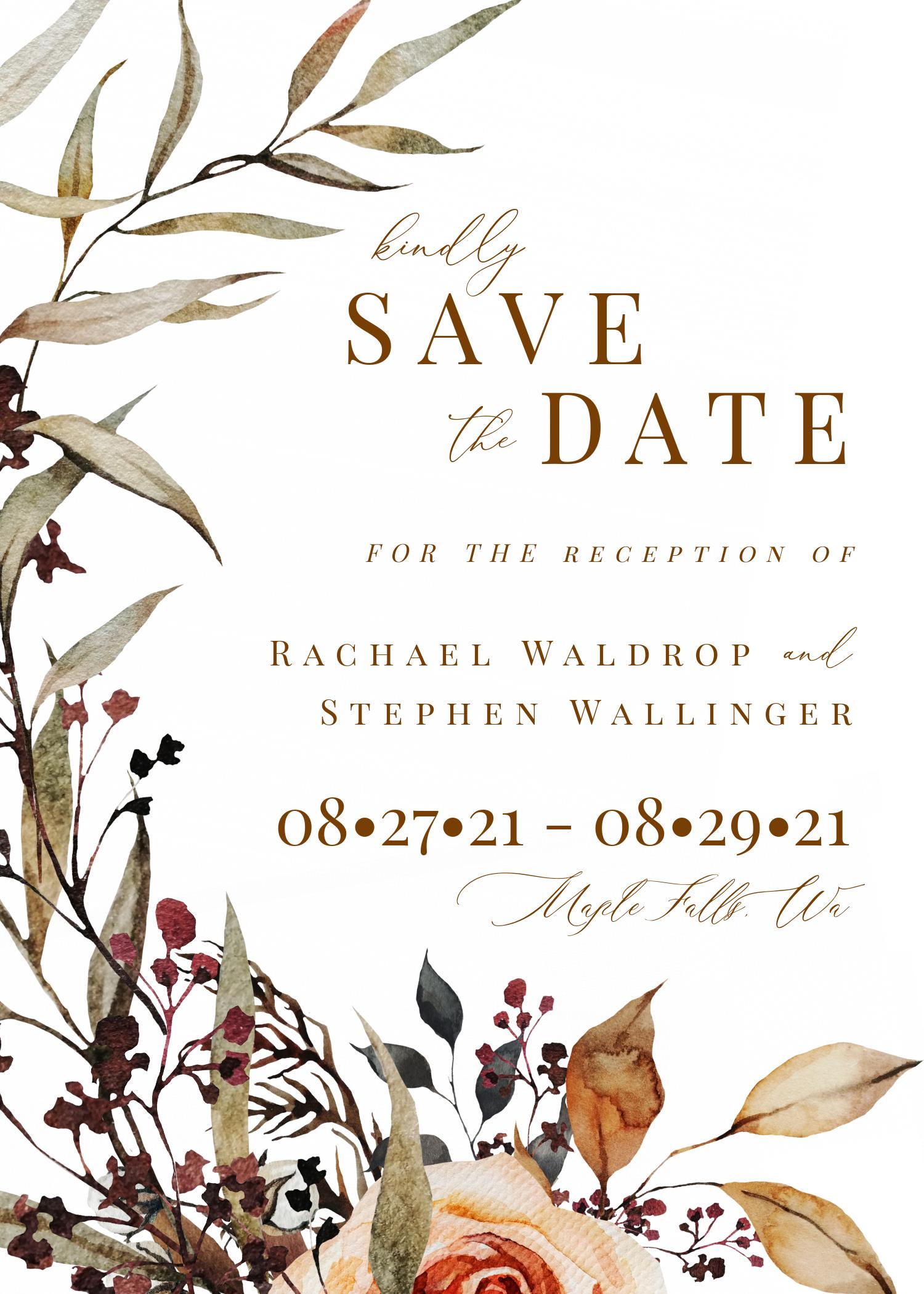 The Wedding Website of Rachael Waldrop and Stephen Wallinger