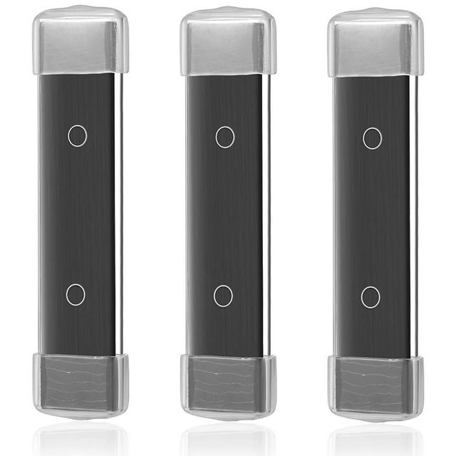 Dimsile 3 Pcs Magnetic Toilet Cleaner Black Toilet Cleaning Magnets Long Lasting Magnetic Tank Cleaner for Household Bathroom Cleaning Supplies Against Stains No Chemicals