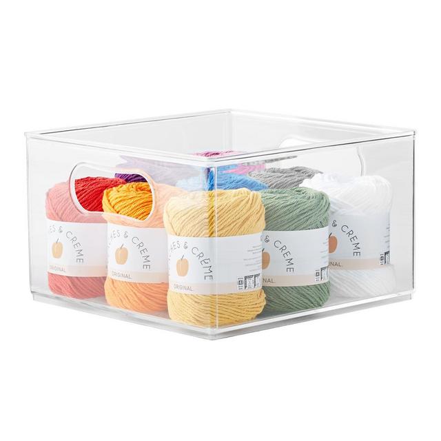 The Home Edit Large Bin, 10" x 10" x 6" Plastic Modular Storage System