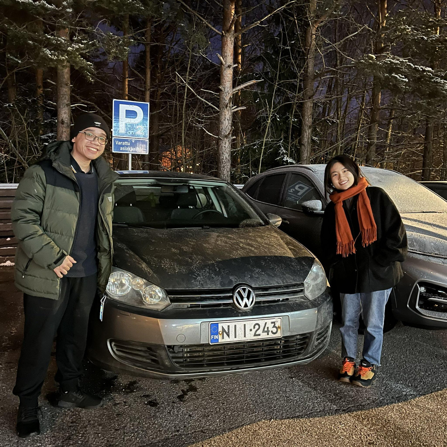 Saying goodbye to our first car. 
Thanks for memorable journeys.