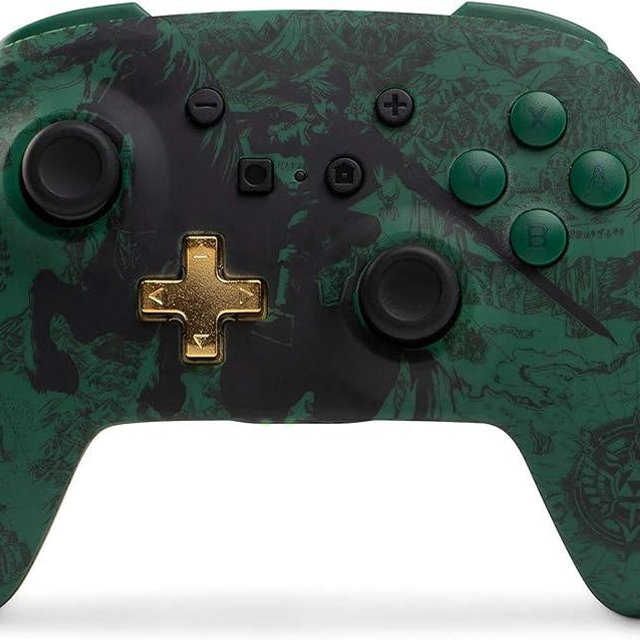 PowerA Enhanced Wireless Controller for Nintendo Switch - Link Silhouette