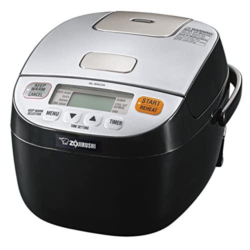 Zojirushi Micom Rice Cooker & Warmer, Silver Black