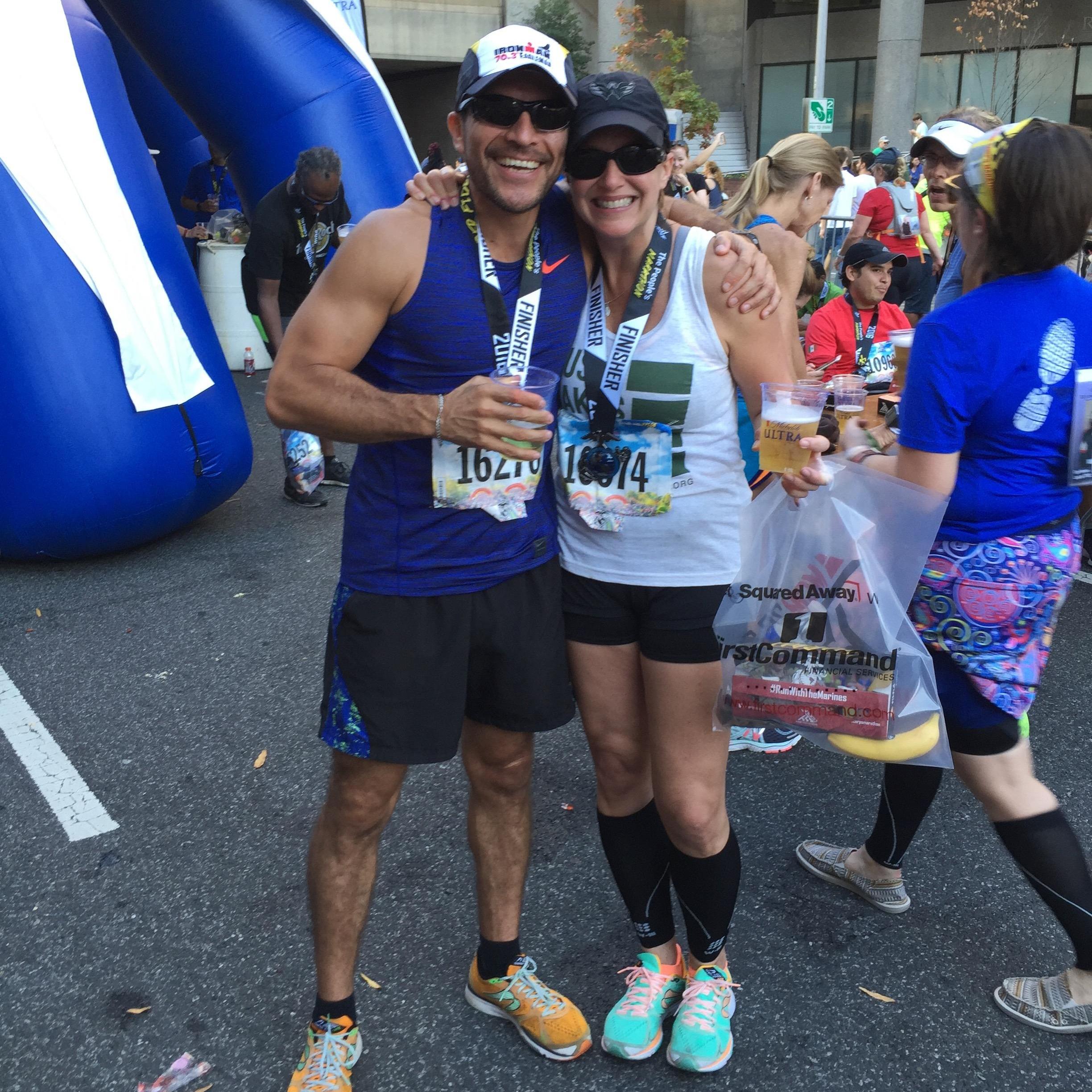 Marine Corp Marathon - we did it!