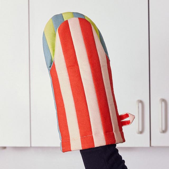 Stripe Oven Mitt