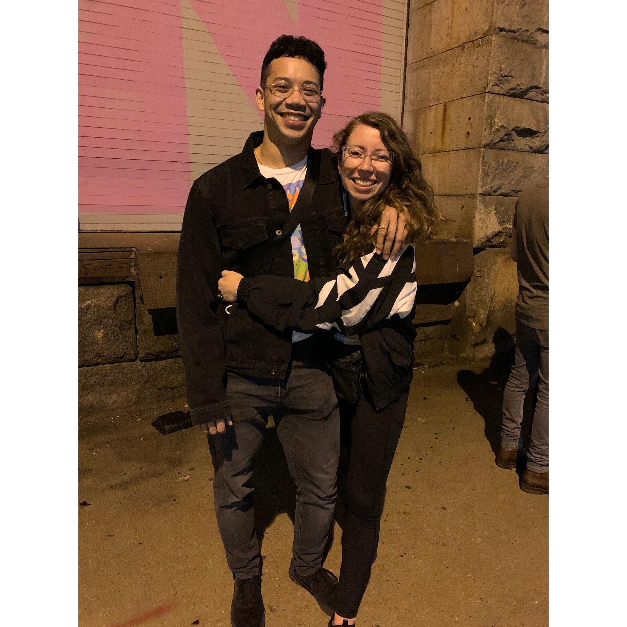 first photo EVER taken of us, who would have known we would be here now?