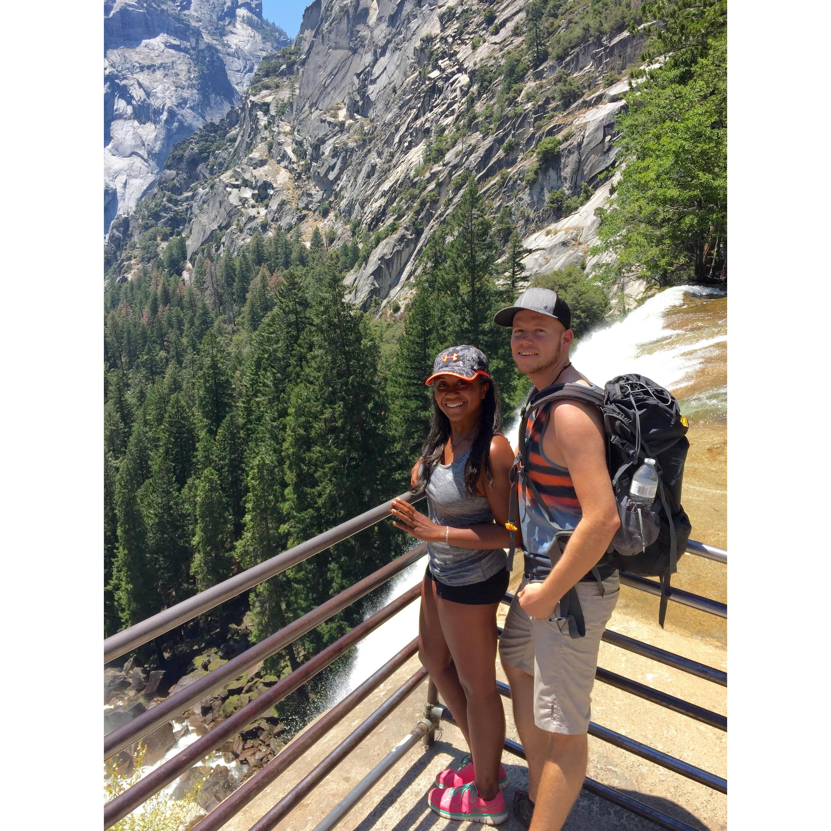 Top of Vernal Falls, Yosemite, July 2016