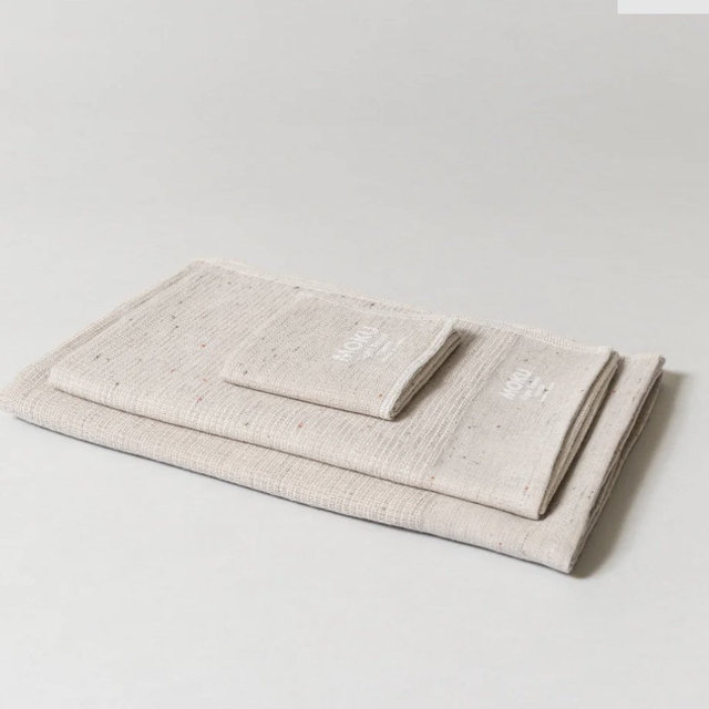 Moku Light Towel - Washcloth / Almond