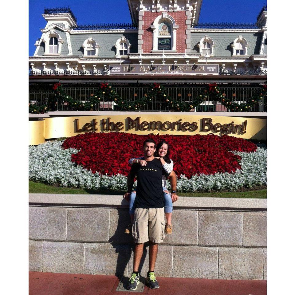 My first time at Disney and our first trip together.