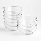 Moderno Glass Bowls, Set of Eight