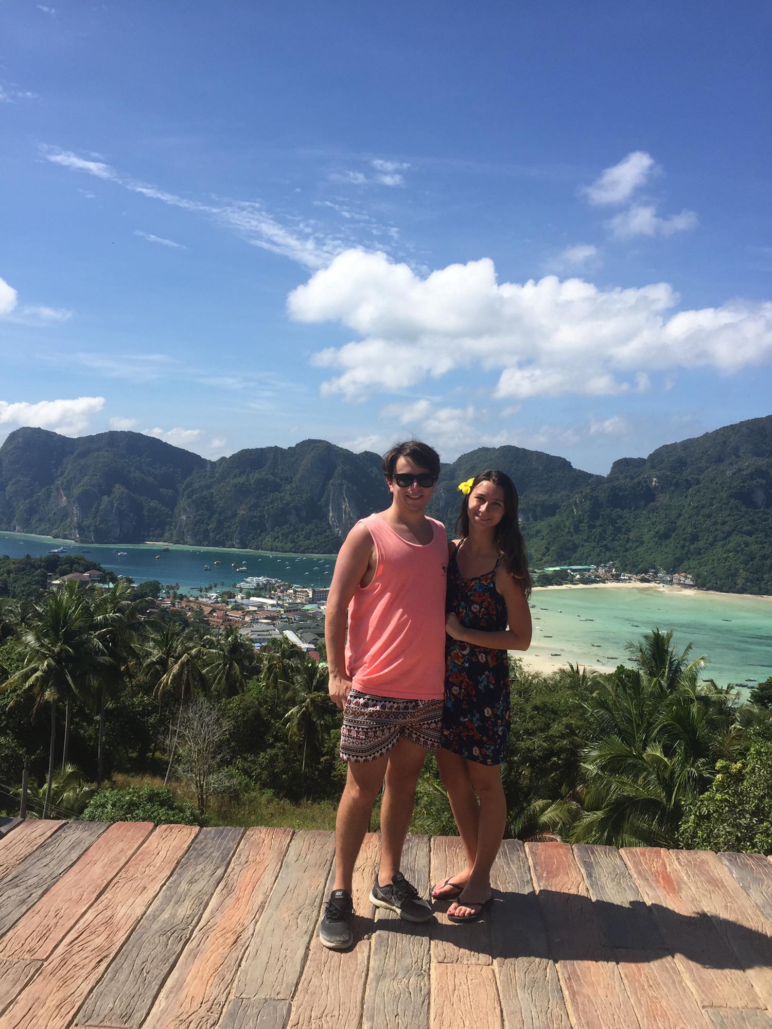 Kho Phi Phi viewpoint in Thailand