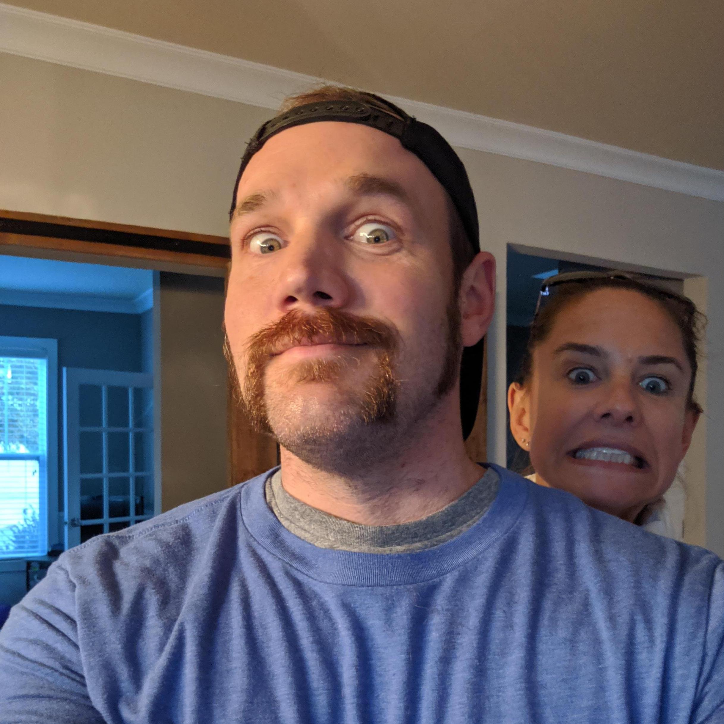 Kenny gets in character for our first Charlotte Nascar dirt track experience