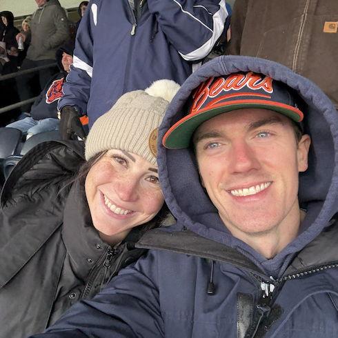 Converted Amy to a Bears fan- kinda.