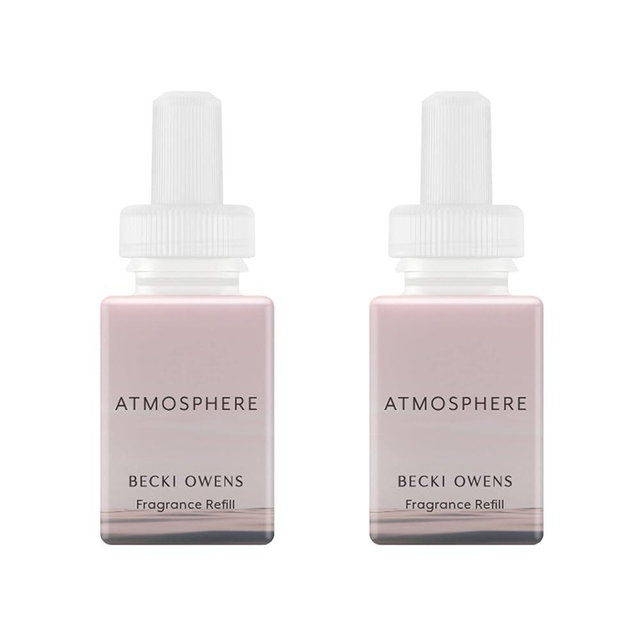 Pura and Becki Owens - Fragrance for Smart Home Air Diffusers - Room Freshener - Aromatherapy Scents for Bedrooms & Living Rooms - Odor Eliminator - 2 Pack - Atmosphere