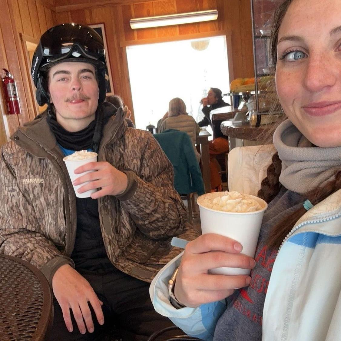 Hot Cocoa on the top of a mountain!