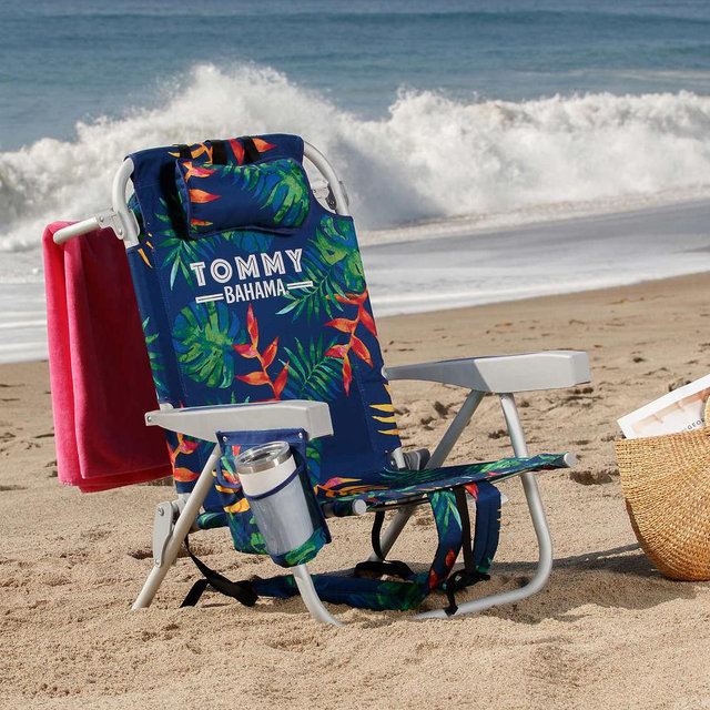 Tommy Bahama Beach Chair 2-Pack - Green Leaves
