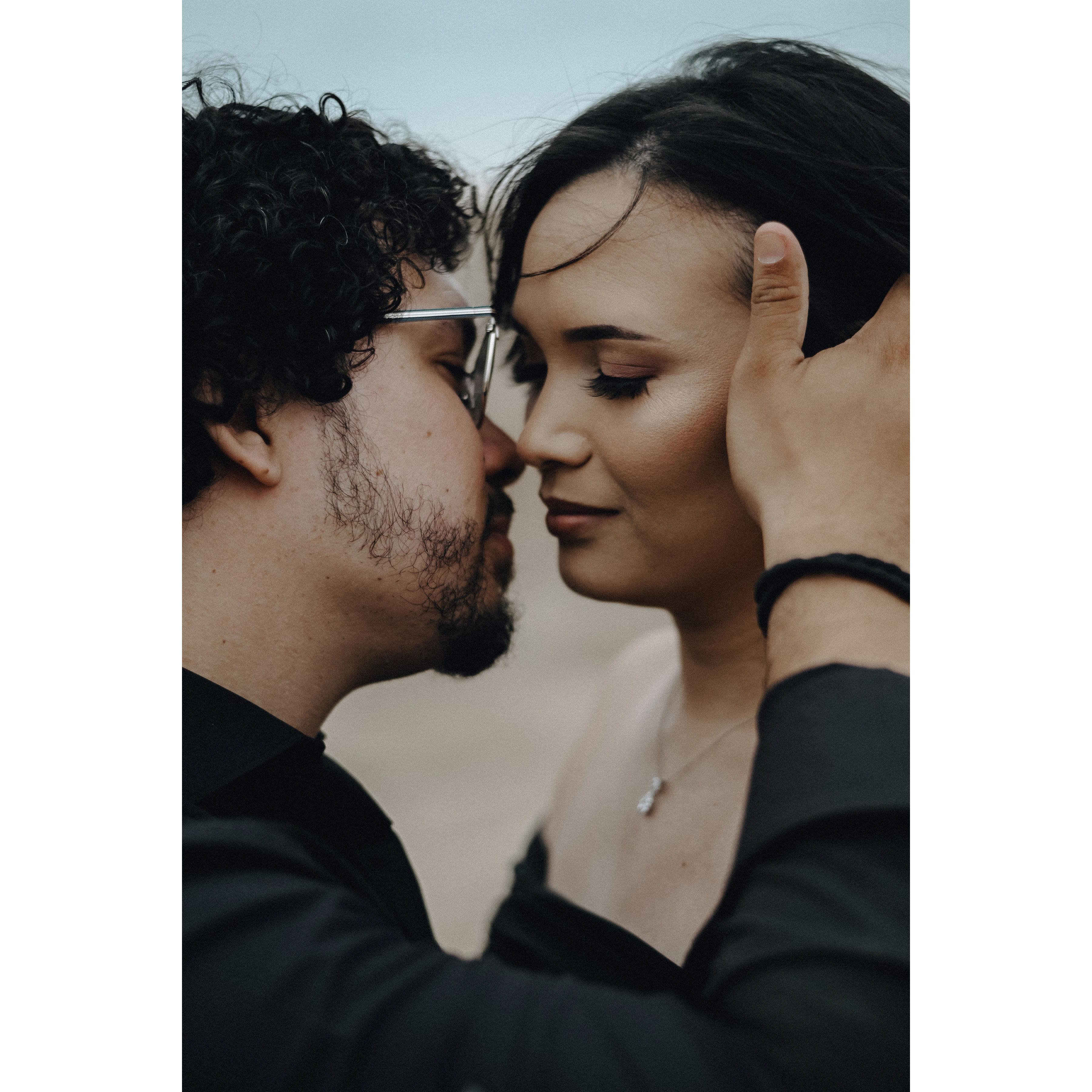 "Your kisses feel home"
