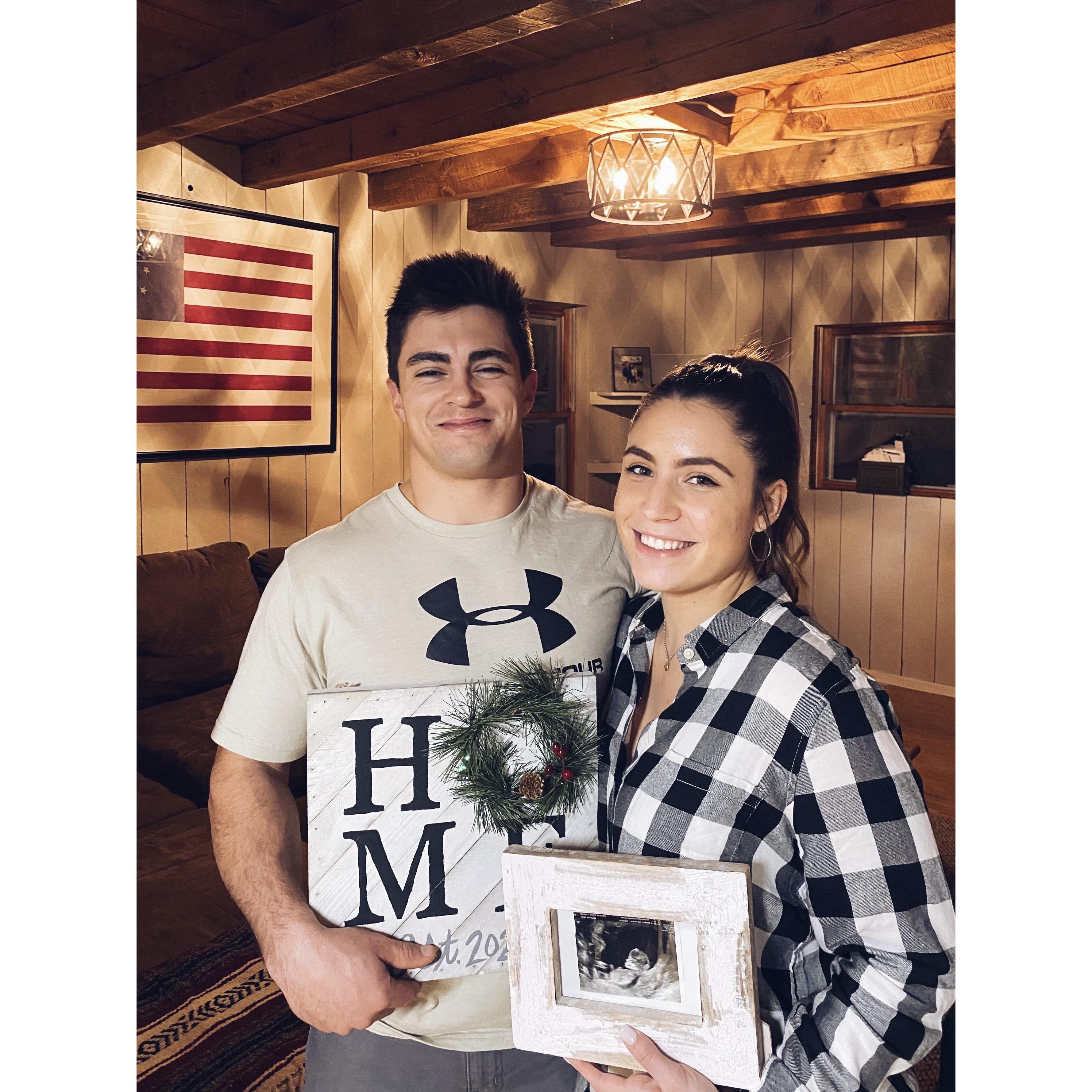When we made our house a home.