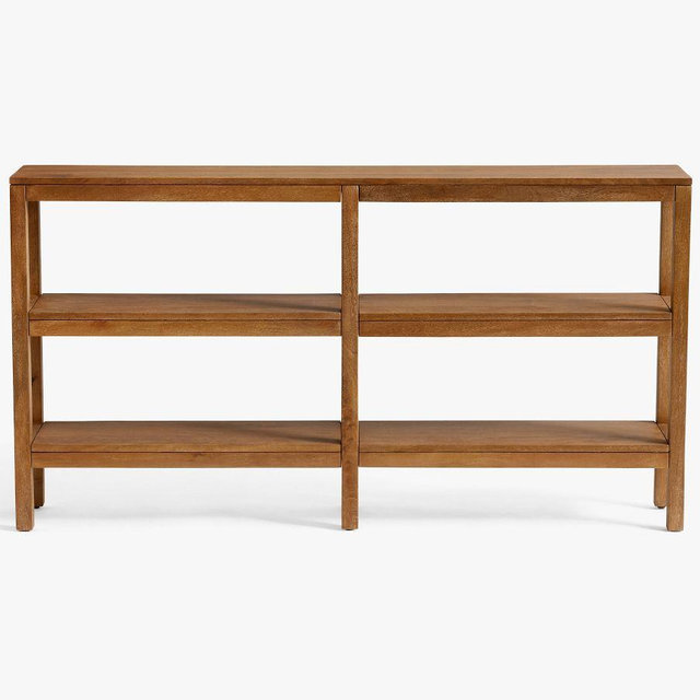 Nicasio Rectangular 60" Console Table, Antique Umber