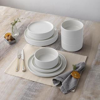 Colortex Stone 12-Piece Dinnerware Set, Service for 4 by Macy's