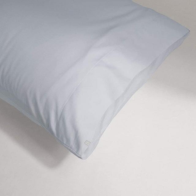 Silvon Anti-Acne Pillowcase Woven with Pure Silver | Antimicrobial, Silk-Soft | King, Sky
