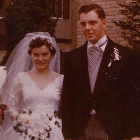 Margaret and Frank Ellis’ Wedding Day. St. Thomas the Apostle Parish, Peabody, MA - September 25, 1954