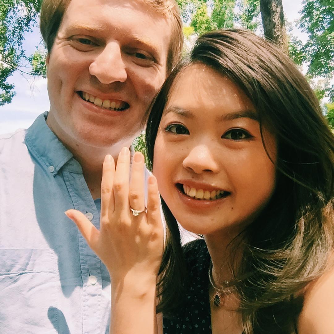 She said yes!