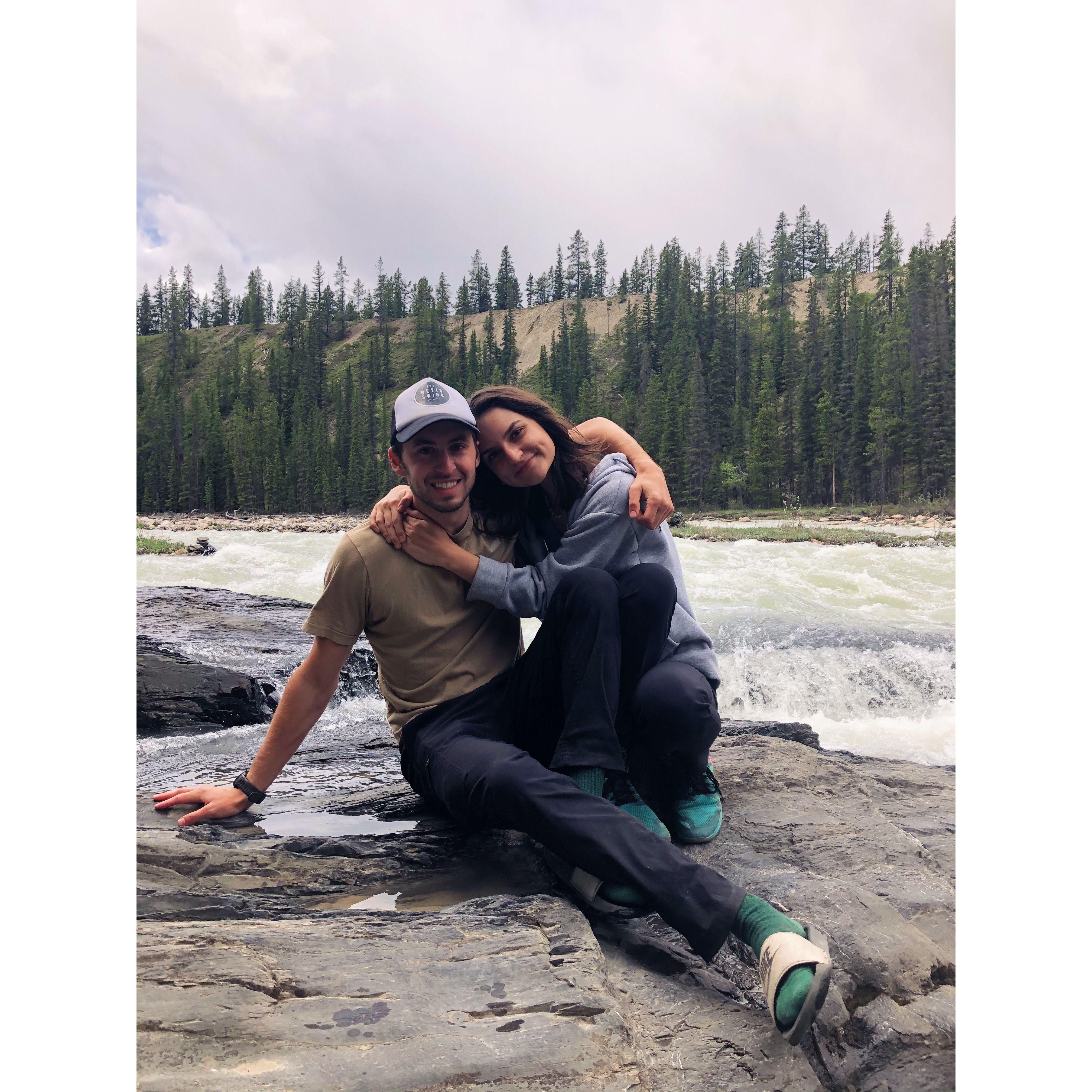 Camping by Nordegg, June, 2021