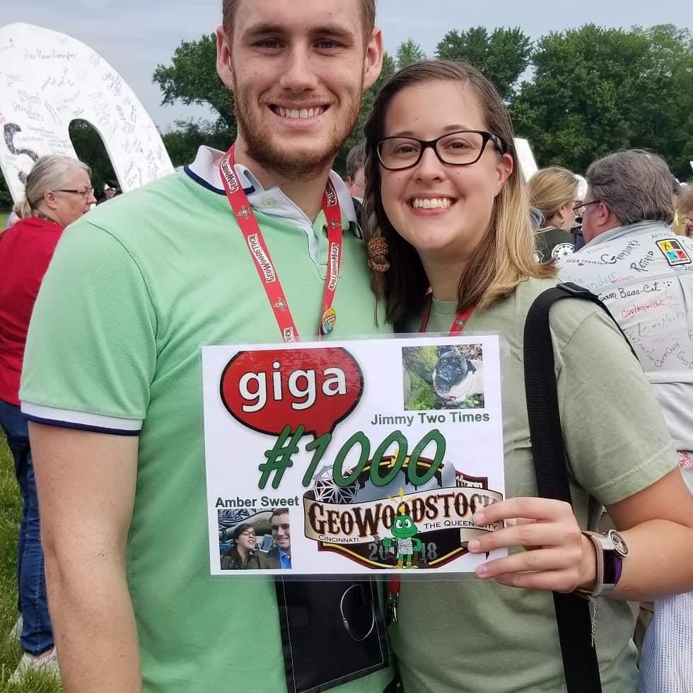 GeoWoodstock 2018- Our first geocaching GIGA event, and our 1000th geocache