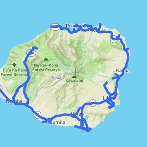 Self-Guided Audio Driving Tour in Kauai