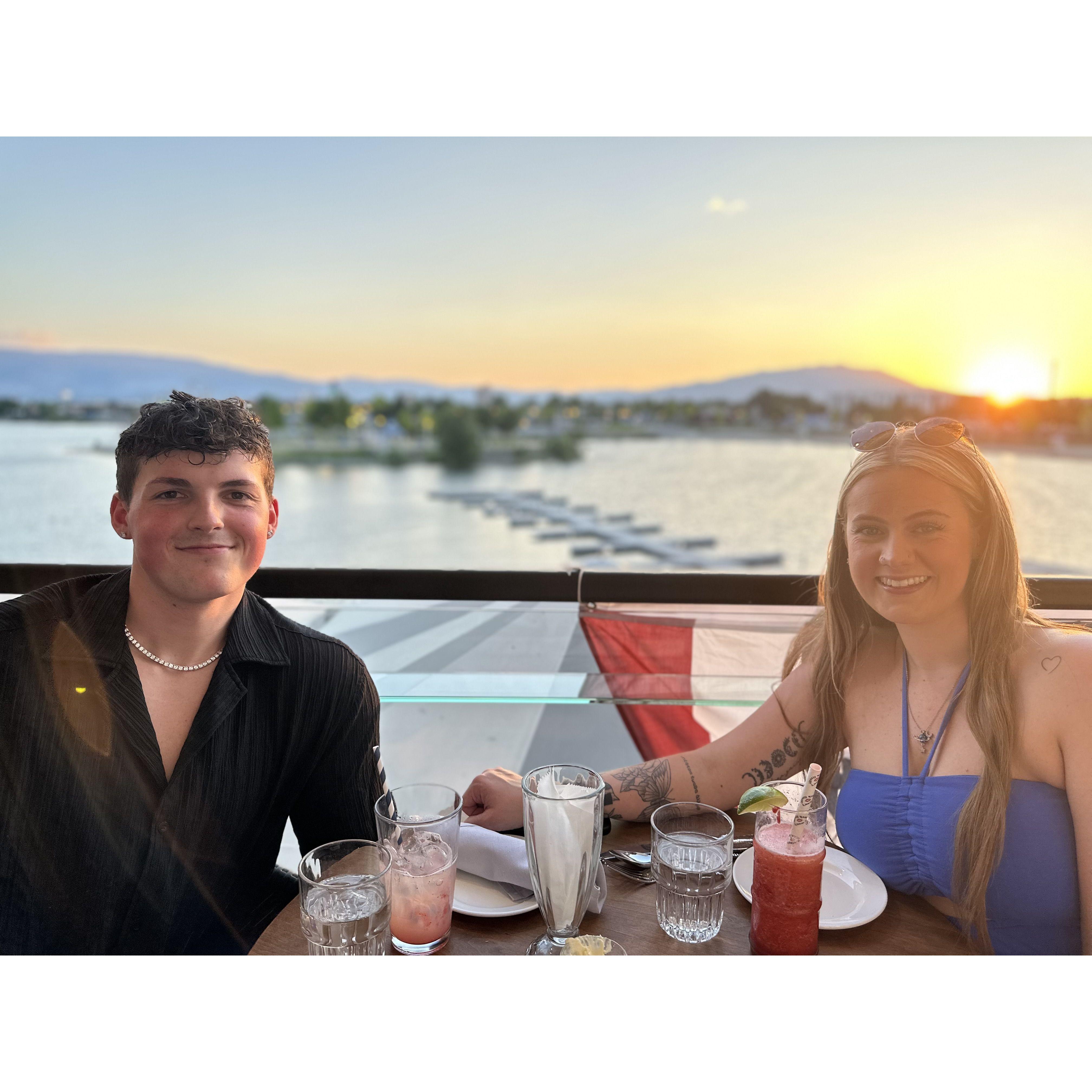 Mason and Alexis in Sparks, NV on the 4th of July 2023.