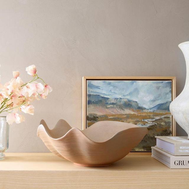 Terracotta Clam Decorative Bowl