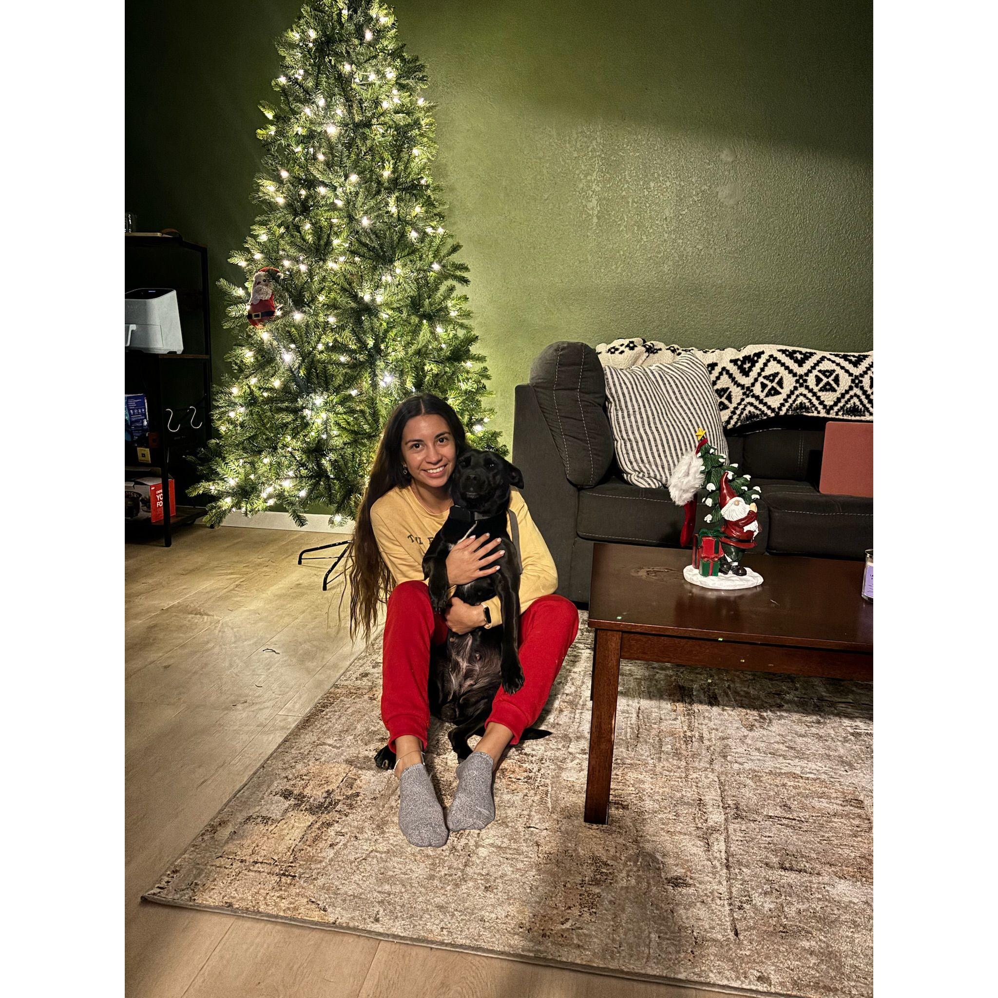 Our first Christmas as a little family.
