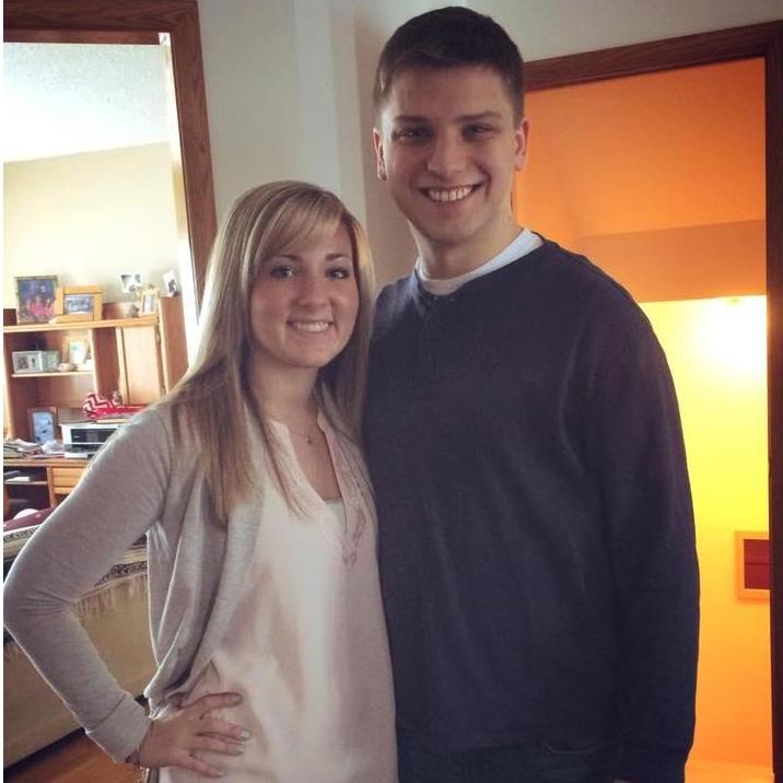 Our first photo as a couple!