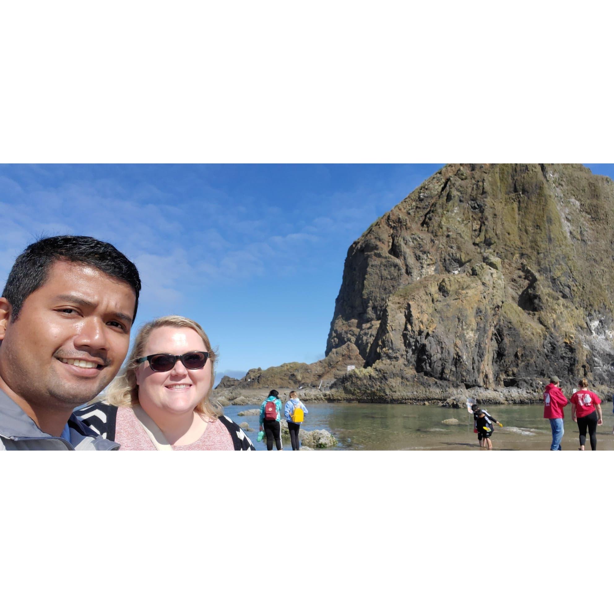 This was take at Cannon Beach while on our second date.