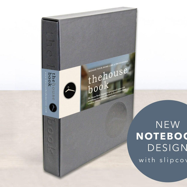 The DTBD HouseBook - PREMIUM PRINTED Home Management and Organization Workbook.