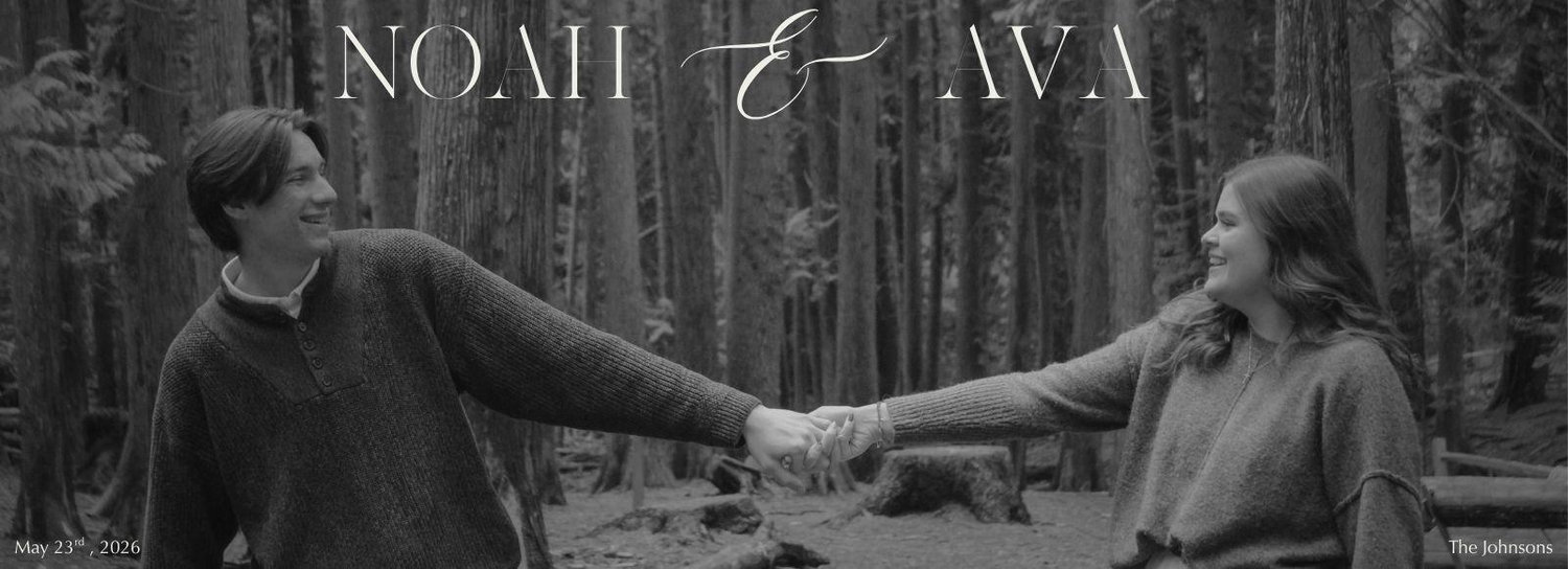 The Wedding Website of Ava Gist and Noah Johnson