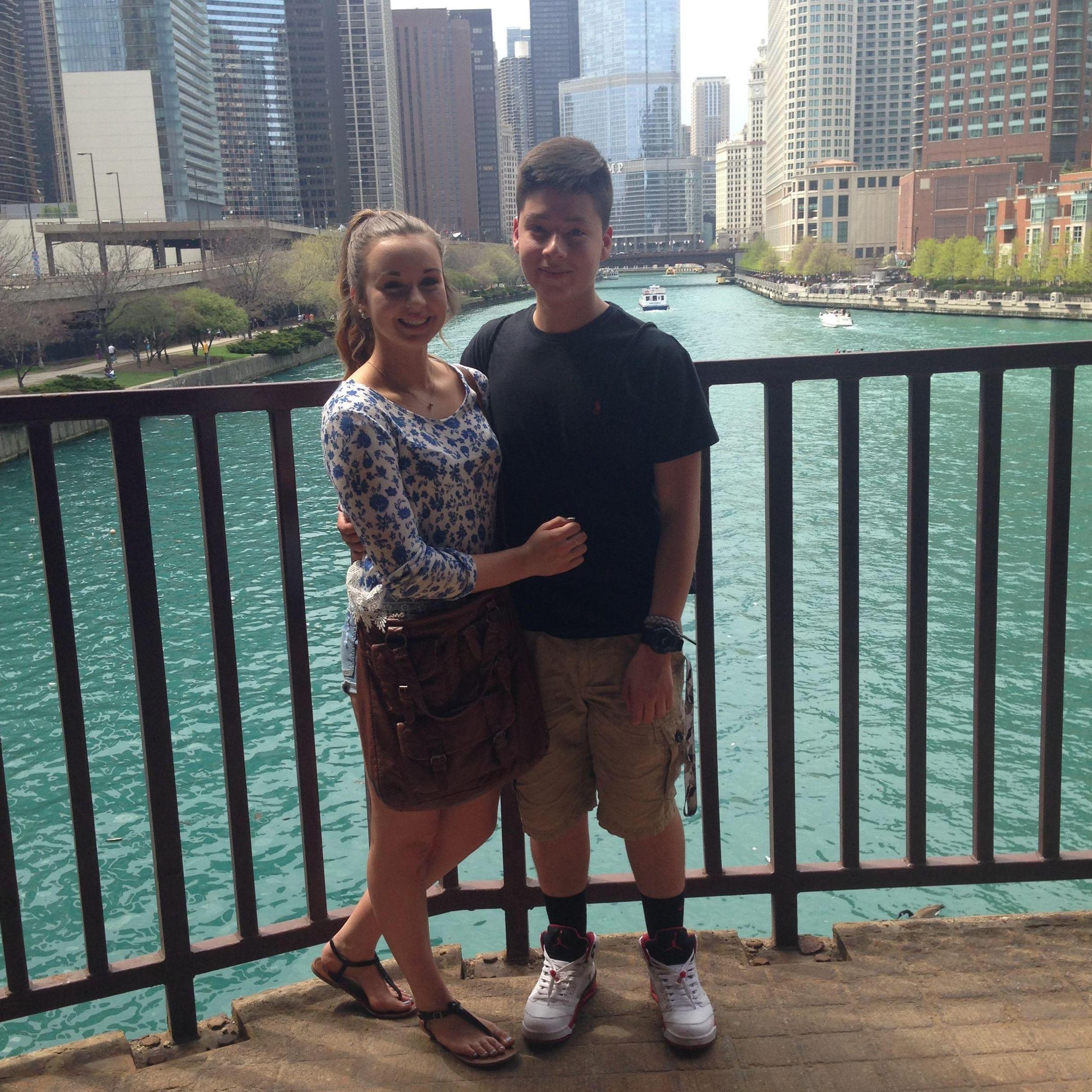 The day after prom in 2015 & our first day dating!