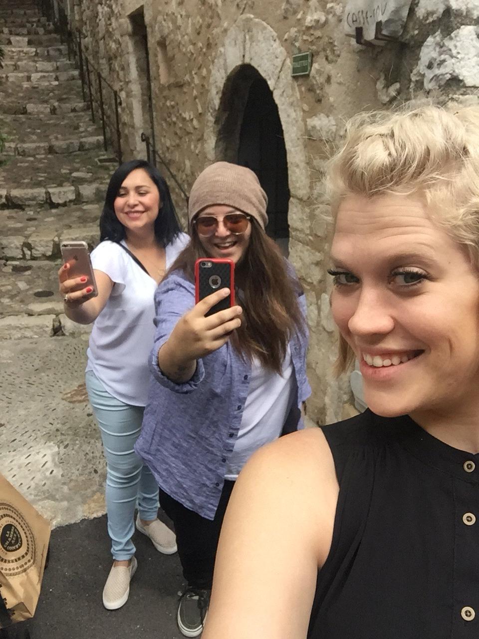Triple Selfies in France!