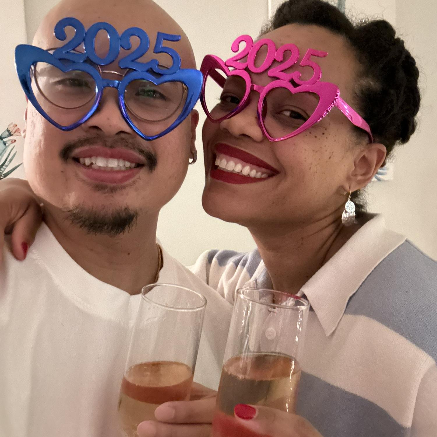 The chillest new year where we waited indoors, at home, in peace! Are we getting old?
2025! HERE WE Come! Down the aisle that is...!