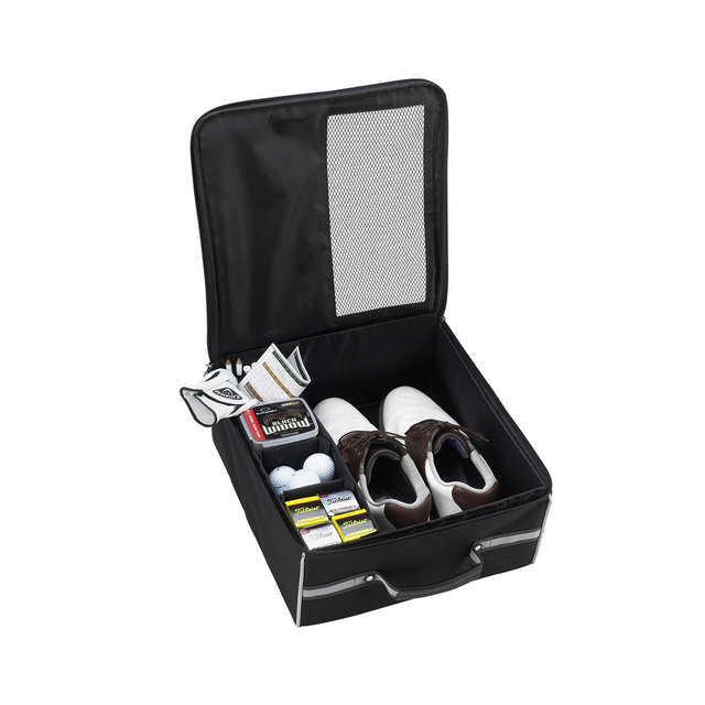 Picnic at Ascot Golf Trunk Organizer with Mesh Panel, Zip Closure, Outer Pocket