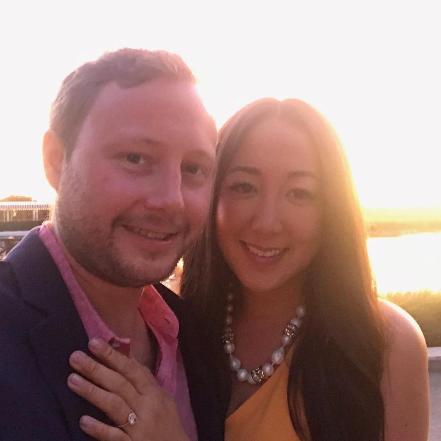 Celebrating our engagement (Sea Island, GA, October 2018)