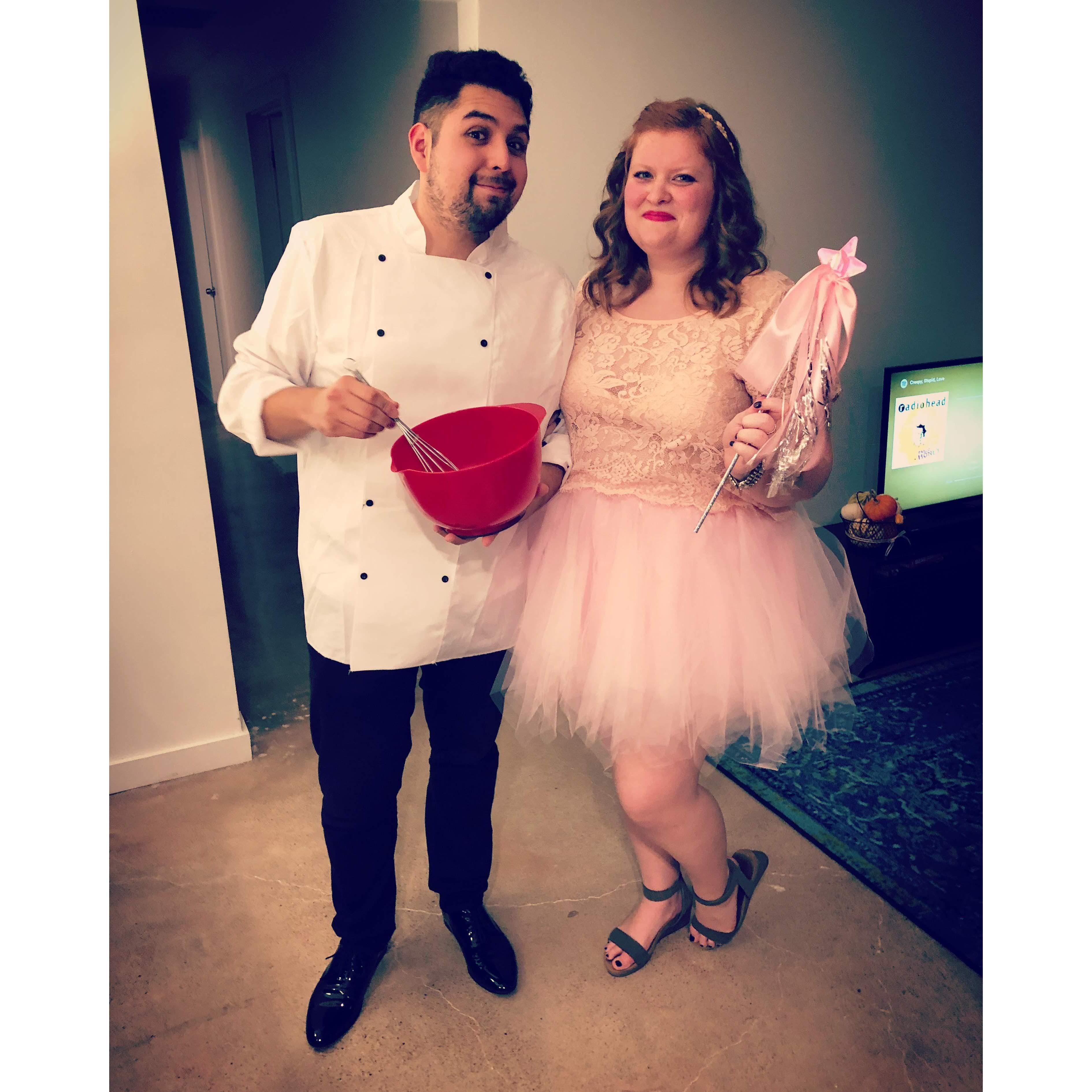 Halloween 2018 - Chef + Glenda the Good Witch