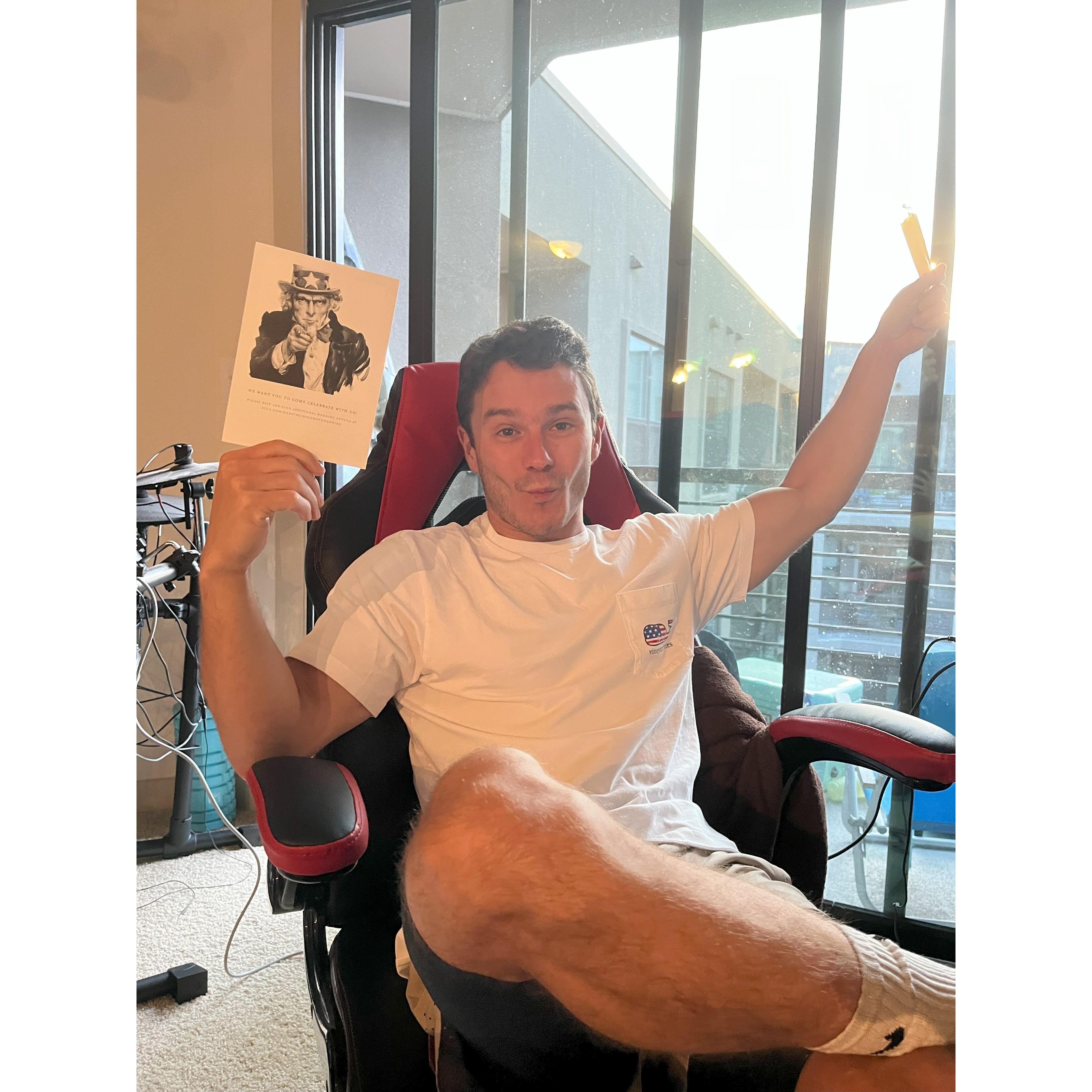 Matt is proud of his contribution :)