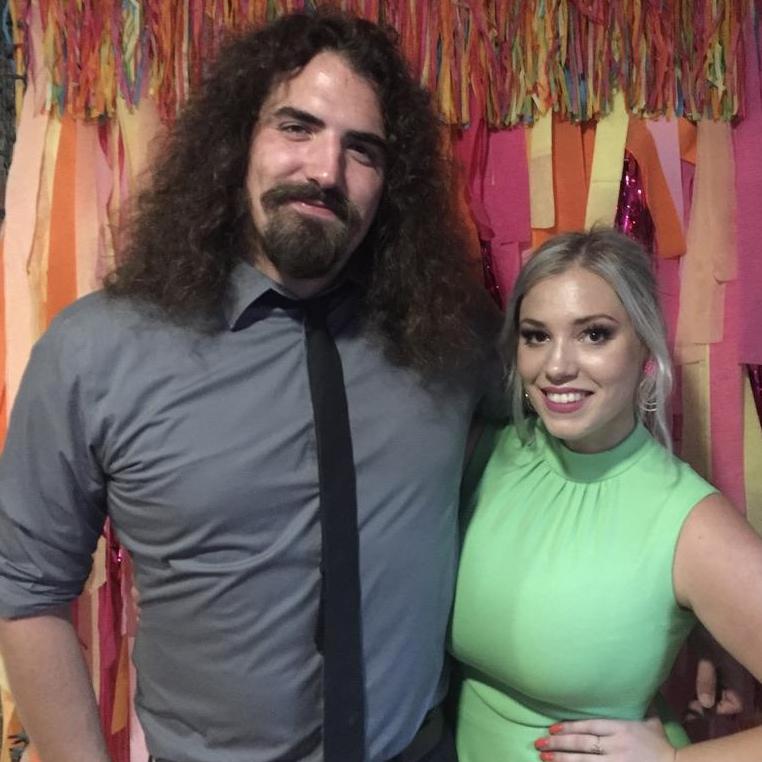 Post dancing at Ali's sister Courtney's wedding.