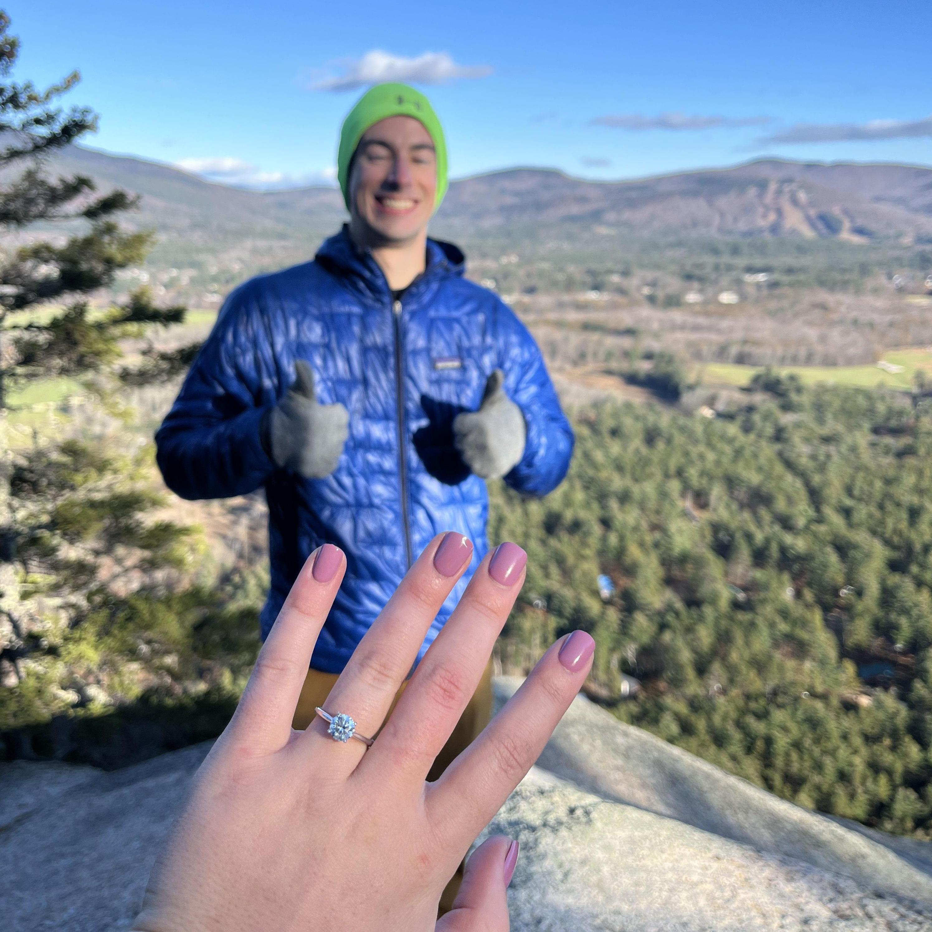 Cathedral Ledge, NH - We're Engaged!!! November 11th, 2023