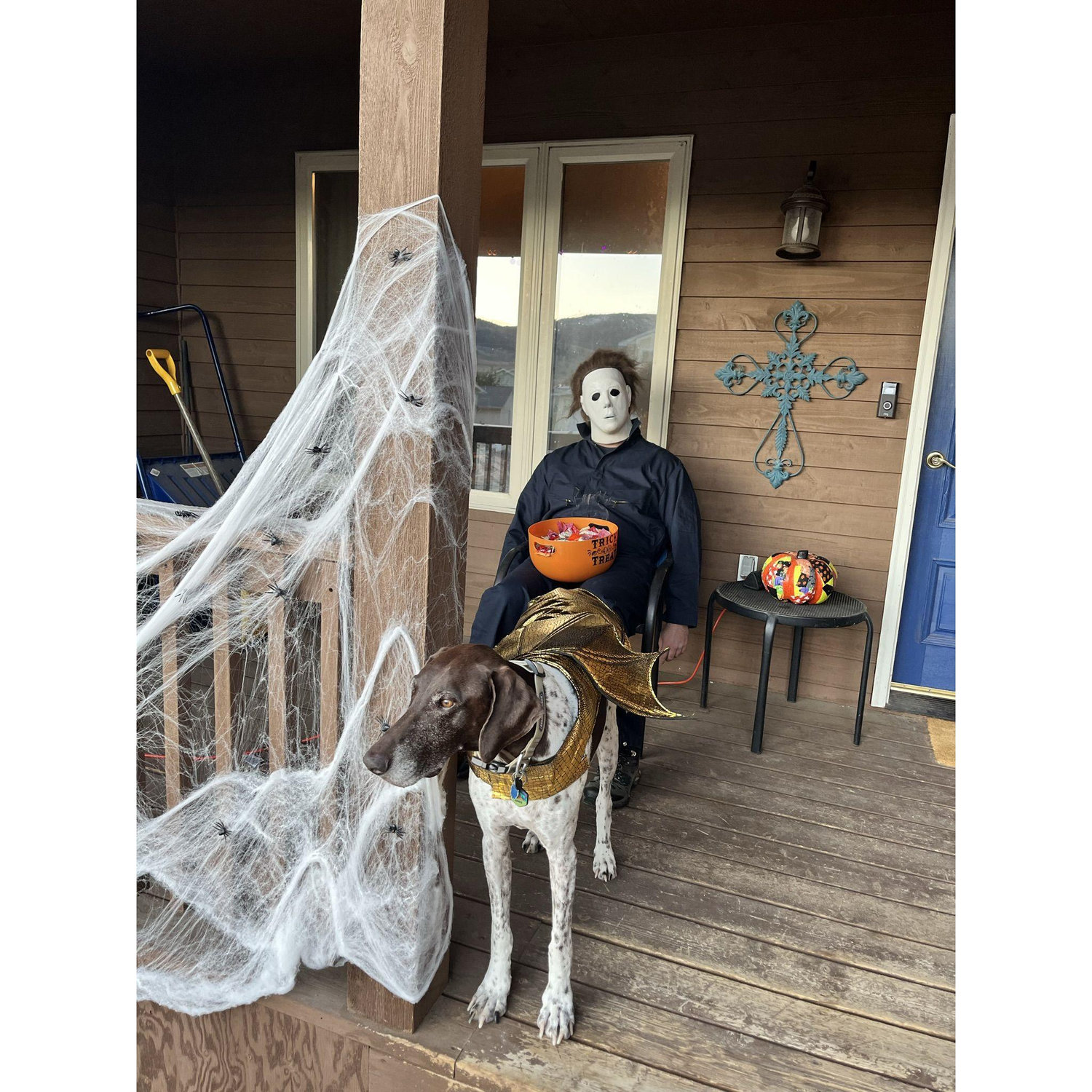 Michael Myers and his accomplice, the Golden Dragon