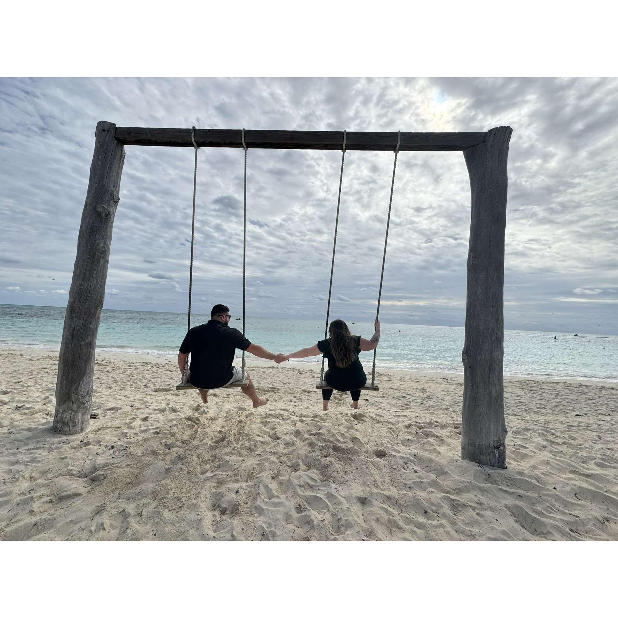 Our first trip to the Bahamas together