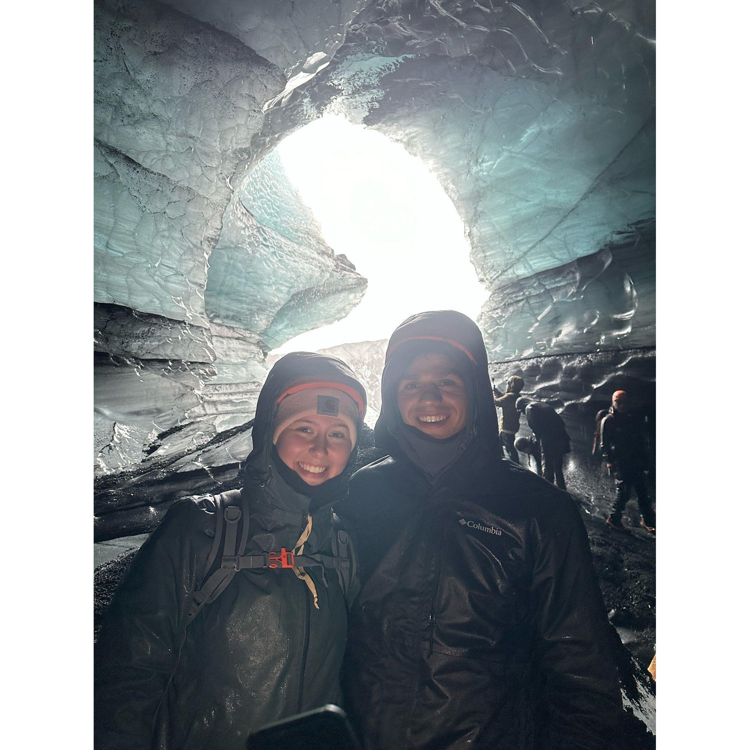 Spring 2023 inside a glacier in Iceland.