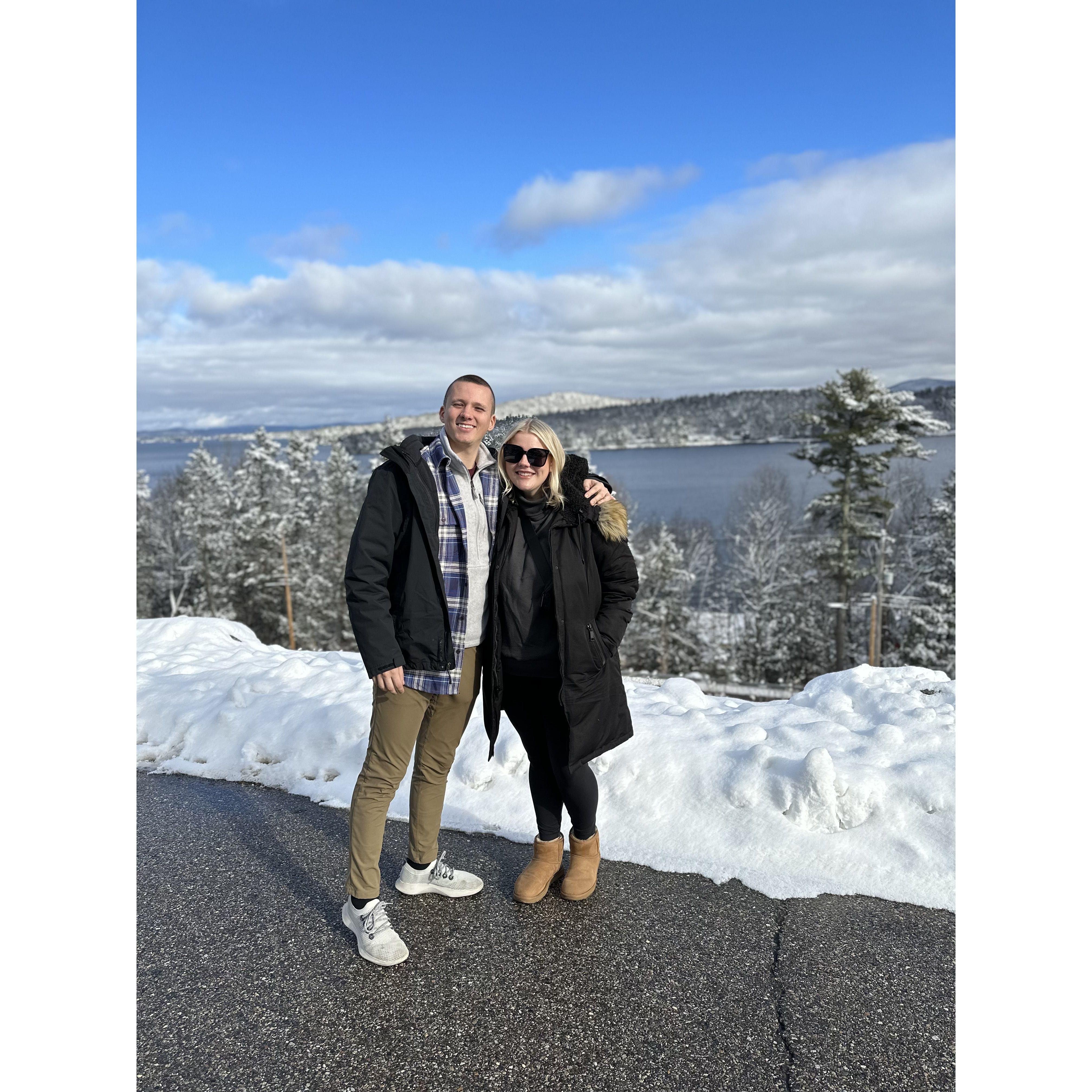 Taken on a Truedson family winter trip to Lake Winnipesaukee, the lake is gorgeous year round!